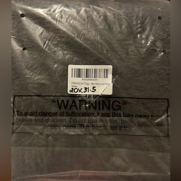 PURRUGS 🐾 Dirt Trapper Door Mat20"x31.5"Non-Skid/Slip Super Absorbent Floor Mat - Picture 4 of 9